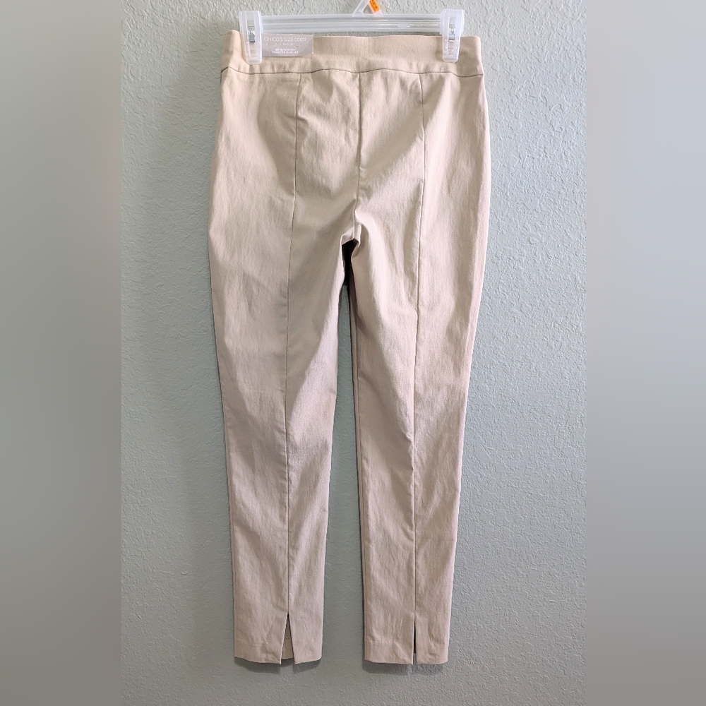 Chico's Tan Slim Leg Pants - Picture 2 of 7